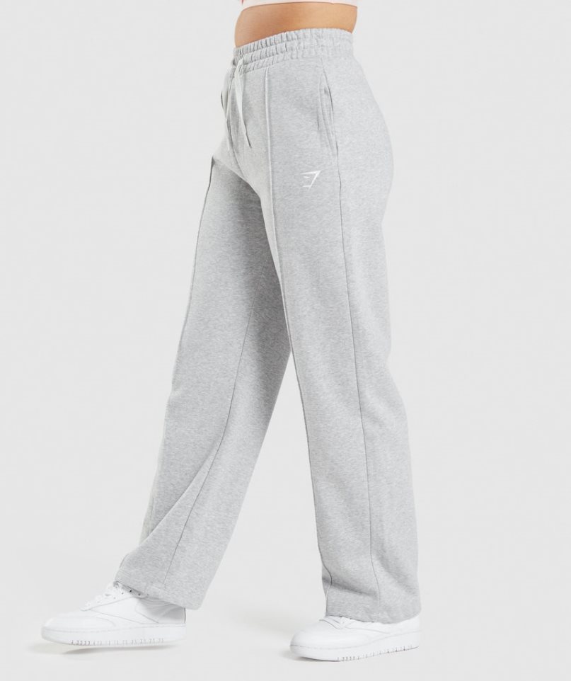 Women's Gymshark Training Straight Leg Jogger Light Grey | CA 0561NA